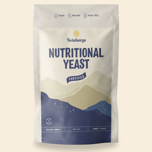 Fortified nutritional yeast 125g package - vitamin B12 enriched nooch
